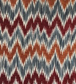Medici Fabric by Marvic Orange/Red