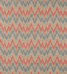 Medora Fabric by Colefax and Fowler Tomato/Slate