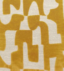 Melodie Fabric by Casamance Moutarde