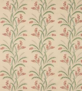Melrose Fabric by Colefax and Fowler Forest/Red