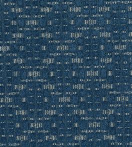 Merlesham Fabric by Nina Campbell Prussian Blue