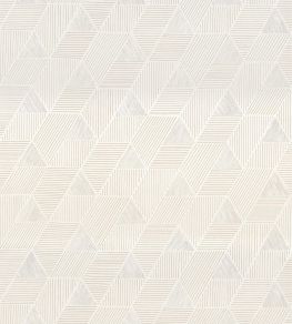 Meroe Wallpaper by Casamance Blanc/Dore