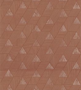 Meroe Wallpaper by Casamance Terre Battue/Cuivre
