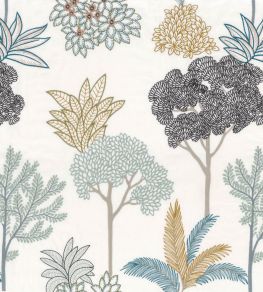 Merveilleux Jardin Fabric by Camengo Gris