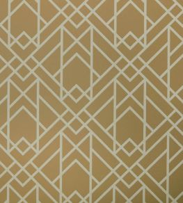 Metro Wallpaper by 1838 Wallcoverings Mustard