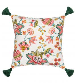 Midsummer Floral Cushion 50 x 50cm by MINDTHEGAP Pink