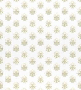 Milford Fabric by Anna French Beige and Green