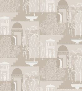 Mimi Wallpaper by Borastapeter Grey