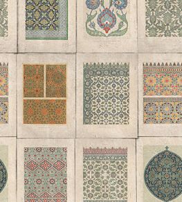 Arabesque Wallpaper by MINDTHEGAP Green, Orange