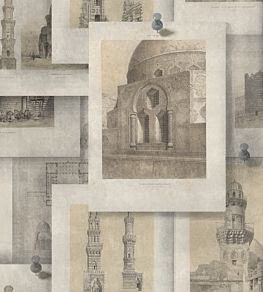 Arabian Monuments Wallpaper by MINDTHEGAP Sepia