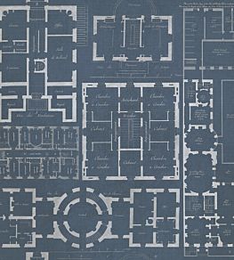 Chateau Wallpaper by MINDTHEGAP Blue