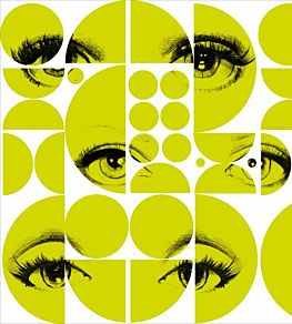 Eyes and Circles Wallpaper by MINDTHEGAP Green