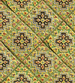 Italian Tile Wallpaper by MINDTHEGAP Yellow