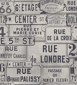 Street Signs Wallpaper by MINDTHEGAP Blue