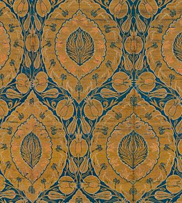 Kaftan Wallpaper by MINDTHEGAP Blue,Yellow