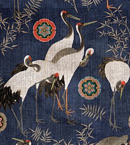 Tsuru Wallpaper by MINDTHEGAP Indigo