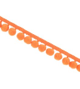 Mini Pom Braid Trimming by Villa Nova Pumpkin