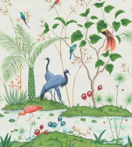 Mirage Grasscloth Mural by Osborne & Little 2