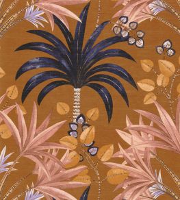 Mirissa Wallpaper by Casamance Ambre/Blush