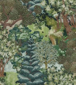 Miserden Trees Wallpaper by Josephine Munsey Green
