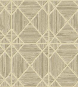 Modern Lattice Wallpaper by Today Interiors Beige