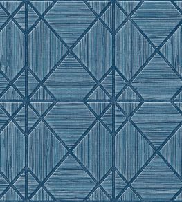 Modern Lattice Wallpaper by Today Interiors Ocean