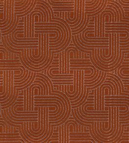 Mollino Fabric by Casamance Burnt Orange
