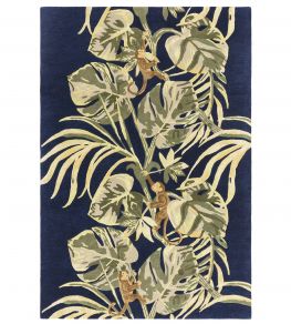 Monkey Business Rug by Clarke & Clarke Navy
