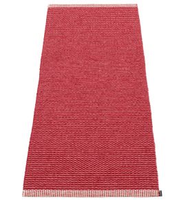 Mono Rug by Pappelina Blush/Dark Red