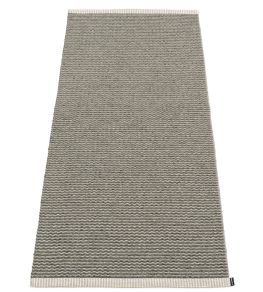 Mono Rug by Pappelina Charcoal/Warm Grey
