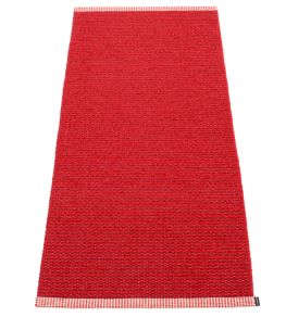 Mono Rug by Pappelina Dark Red/Red
