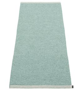 Mono Rug by Pappelina Haze/Pale Turquoise
