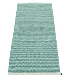 Mono Rug by Pappelina Jade/Pale Turquoise