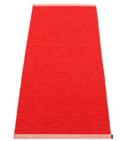 Mono Rug by Pappelina Red/Coral Red