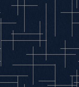 Monoclinic Wallpaper by Coordonne Ultramarine