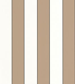 Moonlight Golden Lines Wallpaper by Caselio Camel Blanc