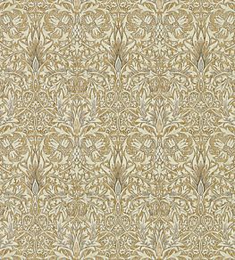 Snakeshead Wallpaper by Morris & Co Gold/Linen