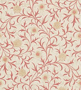 Scroll Wallpaper by Morris & Co Light Brick/Buff