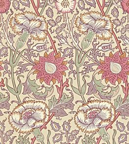 Pink & Rose Wallpaper by Morris & Co Manilla/Wine