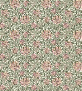 Honeysuckle Fabric by Morris & Co Chalk/Yellow