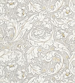 Pure Bachelors Button Fabric by Morris & Co Horned Poppy Grey