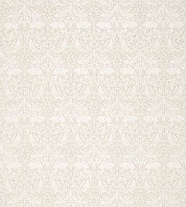 Pure Brer Rabbit Weave Fabric by Morris & Co Flax