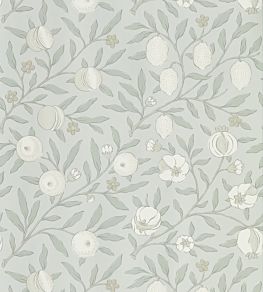 Pure Fruit Wallpaper by Morris & Co Grey Blue