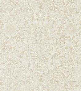 Pure Sunflower Wallpaper by Morris & Co Parchment/Gold