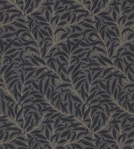Pure Willow Bough Wallpaper by Morris & Co Charcoal/Black