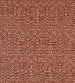 Bellflowers Weave Fabric by Morris & Co Russet