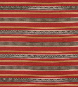 Morro Stripe Fabric by Jane Churchill Red