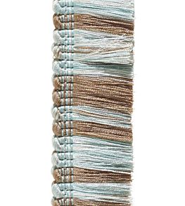 Moss Stripe Fringe 40mm Trimming by Houles 9610
