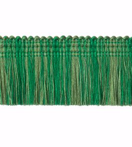 Moss Fringe 50mm Trimming by Houles Vert Malachite