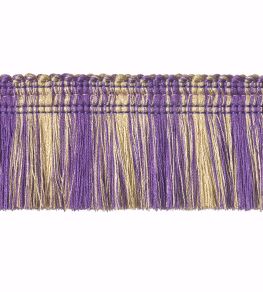 Moss Fringe 50mm Trimming by Houles Violet Amarante